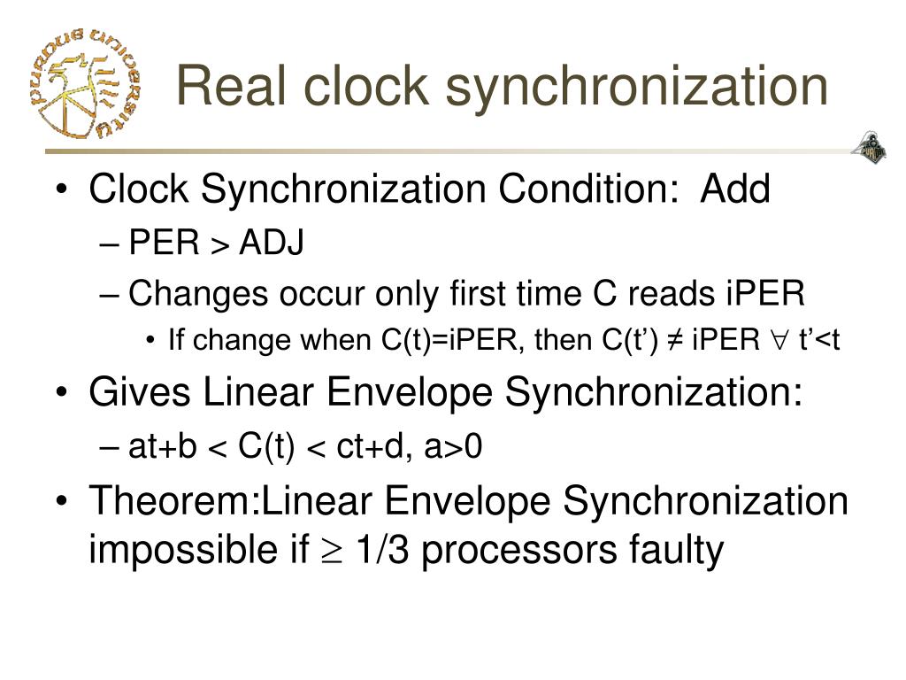 PPT CS603 Clock Synchronization PowerPoint Presentation, free download ID3482270