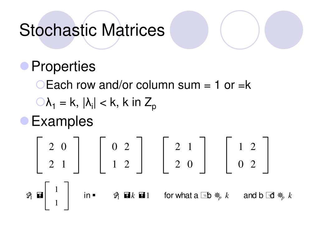 PPT Special Square Matrices (2x2) over Zp PowerPoint Presentation
