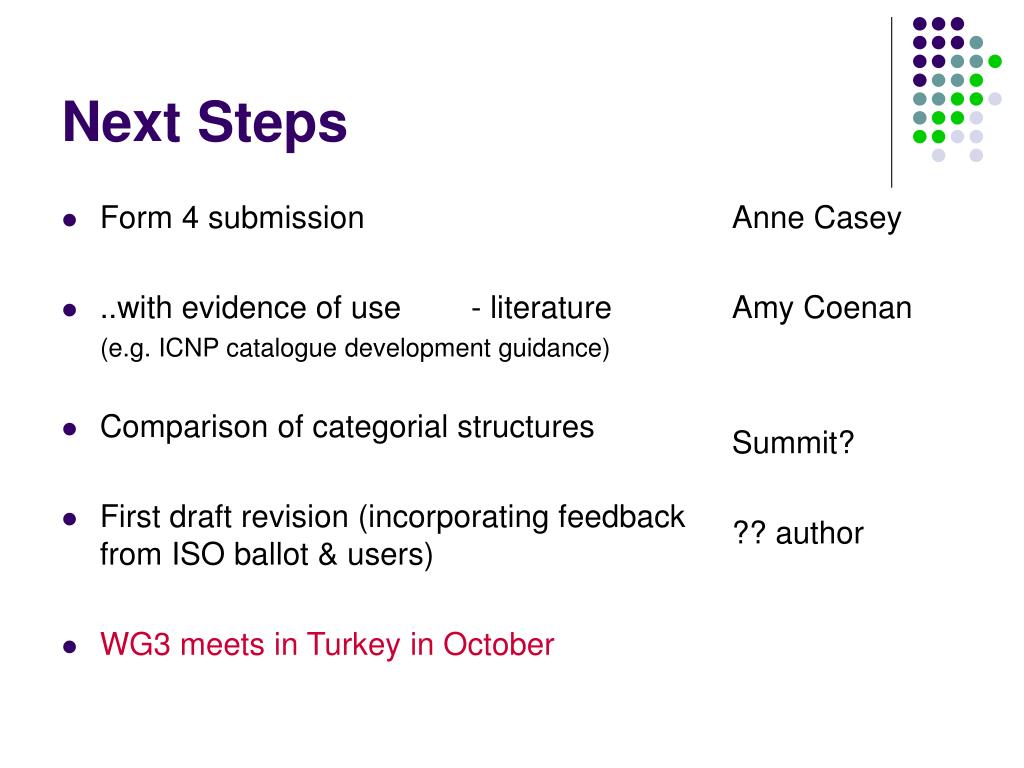 PPT EN ISO 181042003 Integration of a reference terminology model
