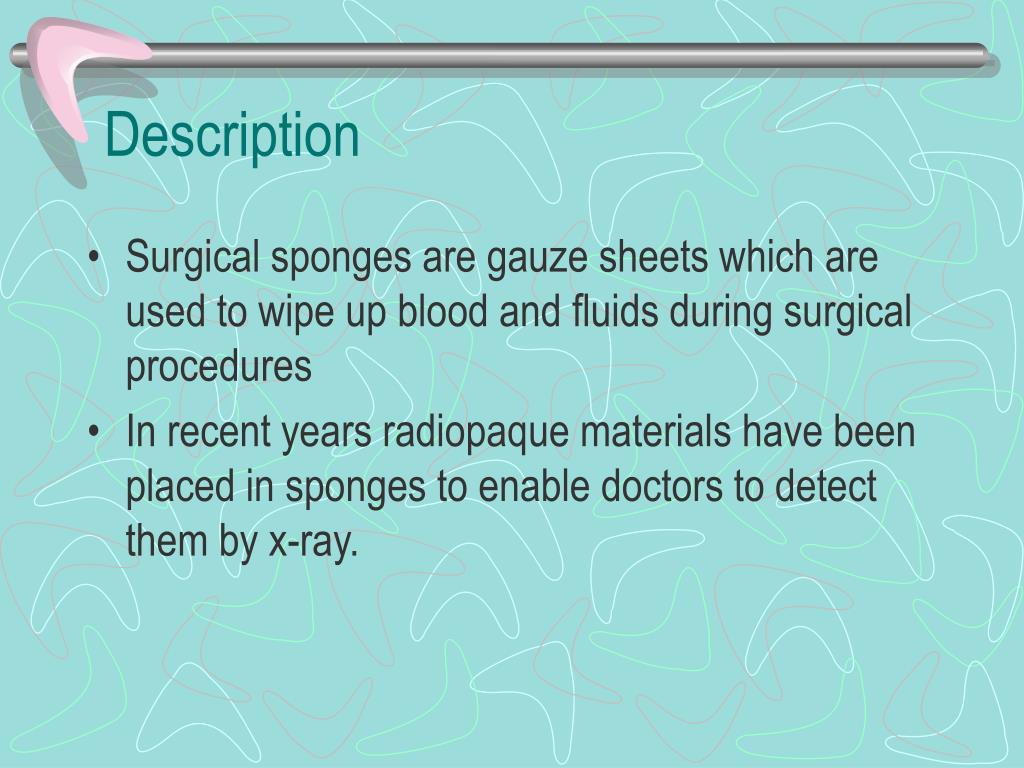 PPT Sponge Counting Method Development PowerPoint Presentation, free