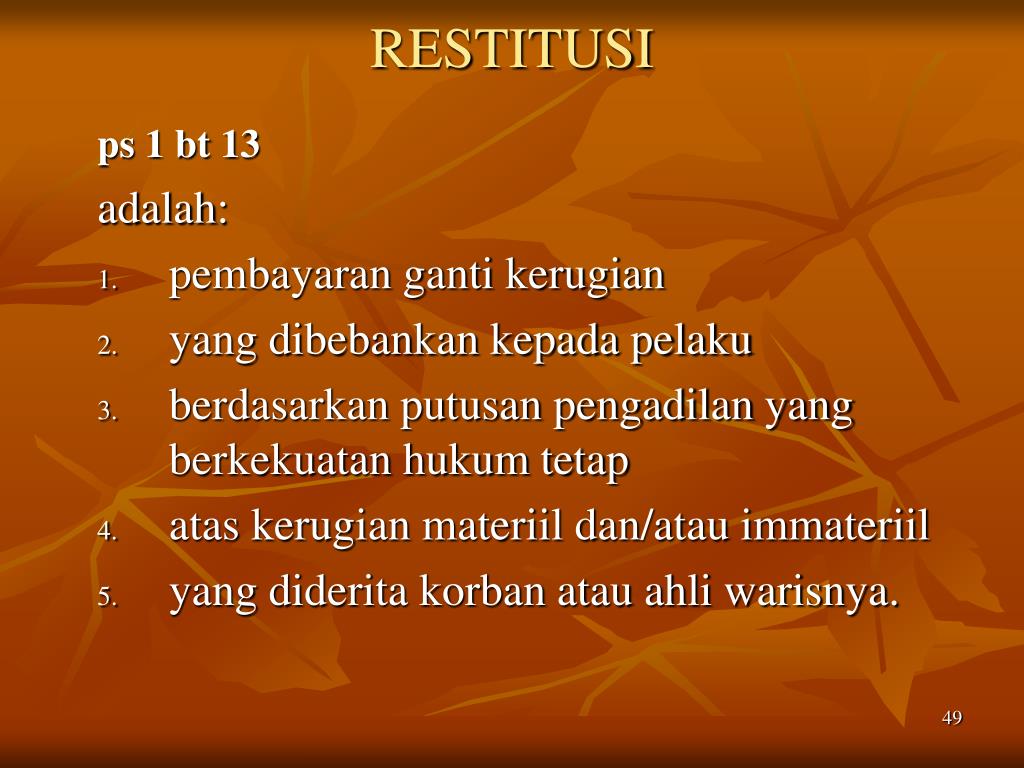 PPT PENERAPAN UNDANGUNDANG NOMOR 21 TAHUN 2007 TENTANG PEMBERANTASAN