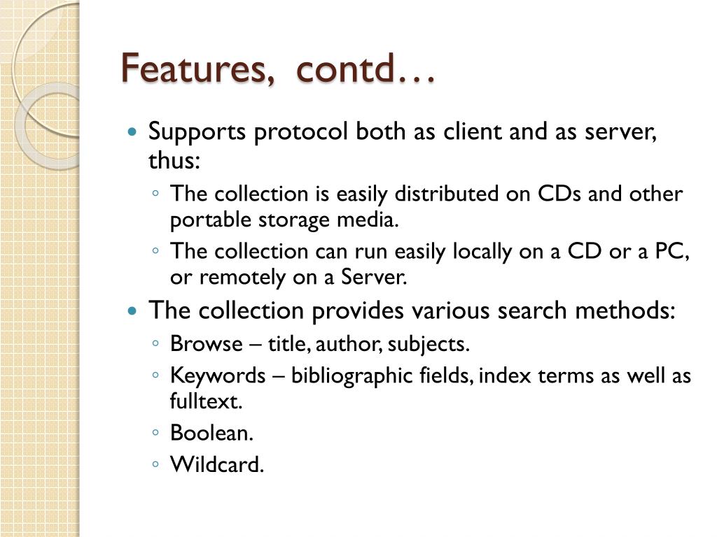 PPT Introduction Greenstone Digital Library Software PowerPoint