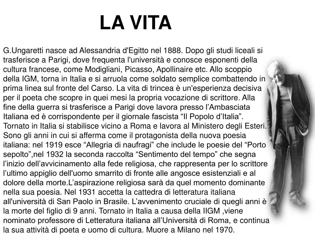 Riassunto I Fiumi Ungaretti / Riassunto vita Giuseppe Ungaretti