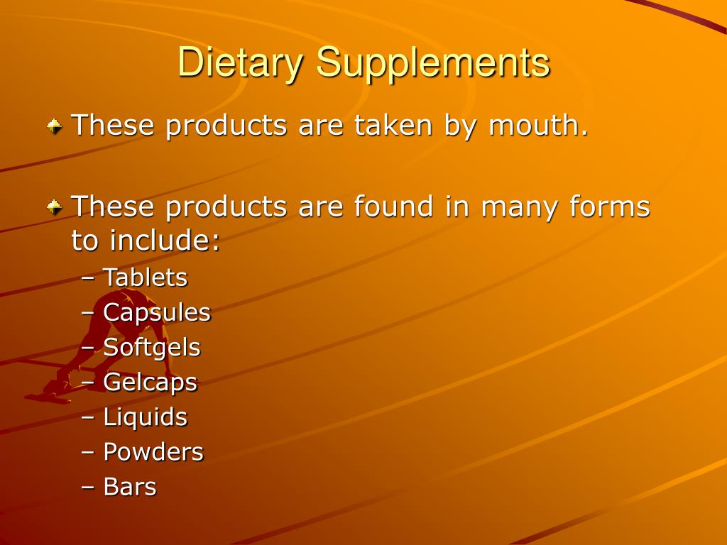 PPT Ergogenic Aids Dietary Supplements PowerPoint Presentation, free download ID3493621