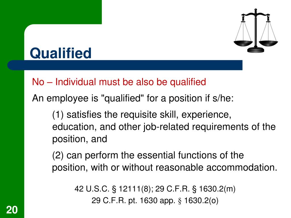 PPT Employment Rights for Employees and Applicants with Disabilities