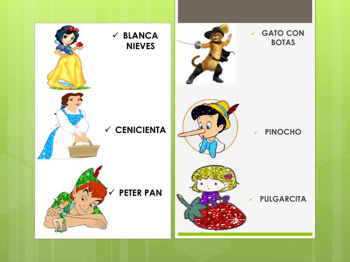 PPT SERES Y PERSONAJES MAS CONOCIDOS EN LOS CUENTOS INFANTILES