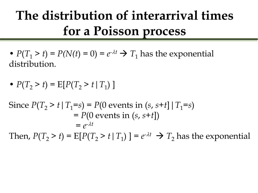 PPT The Poisson Process PowerPoint Presentation, free download ID