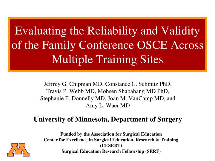 PPT Jeffrey G. Chipman MD, Constance C. Schmitz PhD, Travis P. b