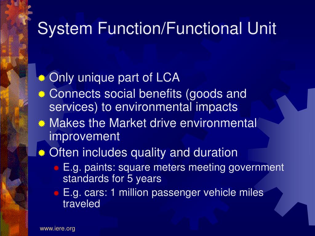 PPT Introduction to LCA The Environmental Performance Yardstick