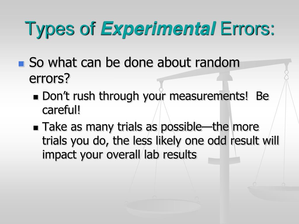 PPT Errors and Uncertainties PowerPoint Presentation, free download