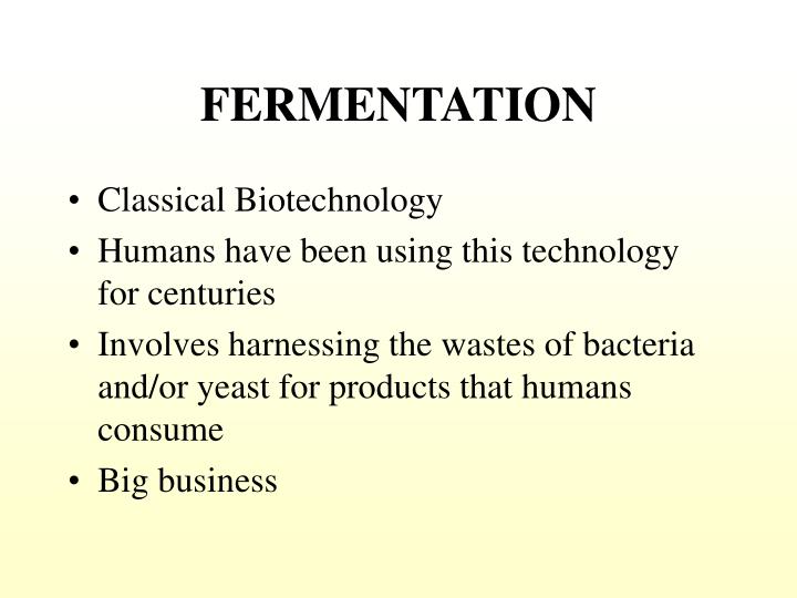 PPT FERMENTATION PowerPoint Presentation, free download ID3504325