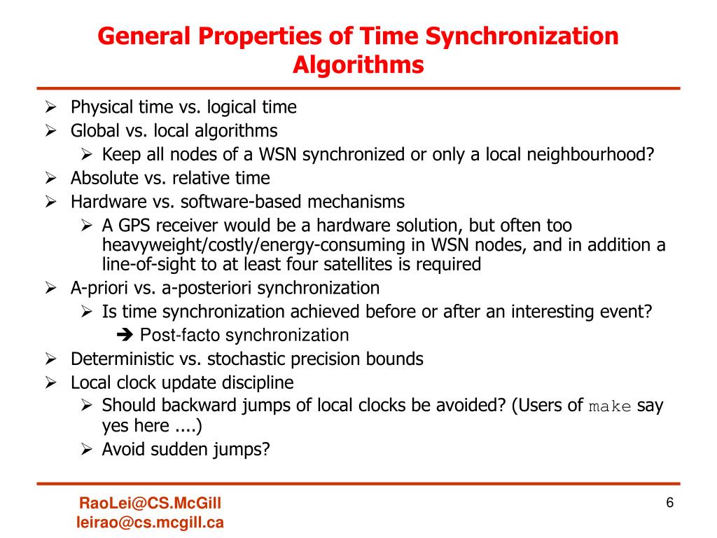 PPT Distributed Time Synchronization over Multihop Wireless Sensor