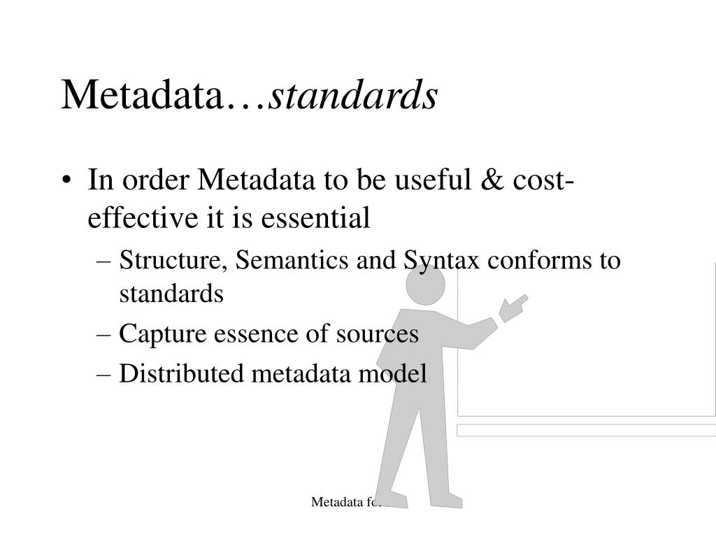 PPT Metadata Architecture for Digital Libraries Conceptual Framework