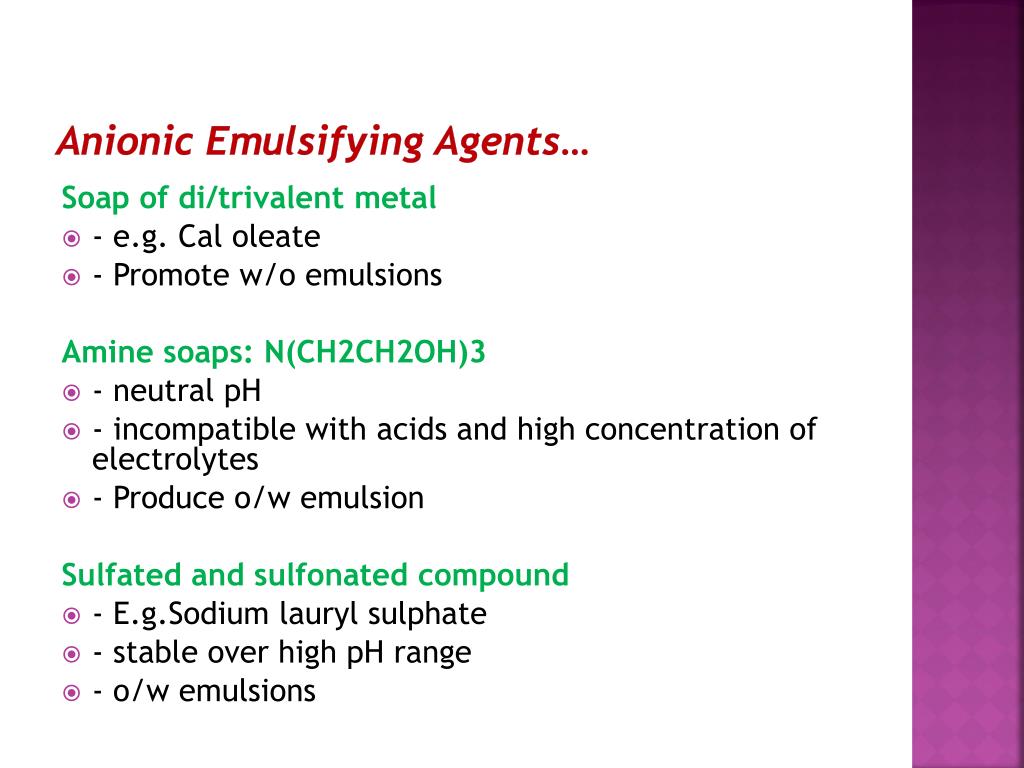 PPT EMULSION PowerPoint Presentation, free download ID3515817