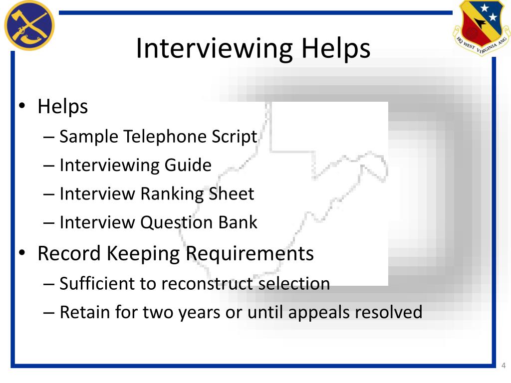 PPT Interviewing for Supervisors PowerPoint Presentation, free
