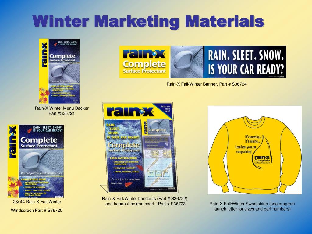 PPT RainX Online Protectant Presentation PowerPoint Presentation