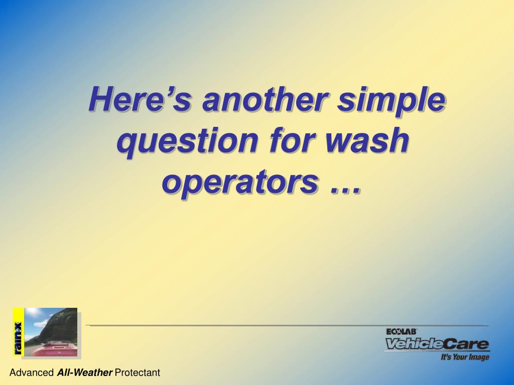 PPT RainX Online Protectant Presentation PowerPoint Presentation