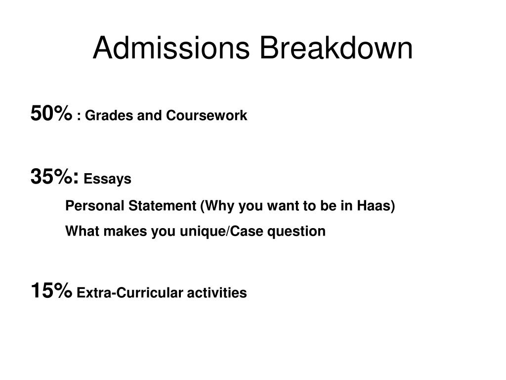 PPT Haas 101 Guide to the Haas School of Business PowerPoint