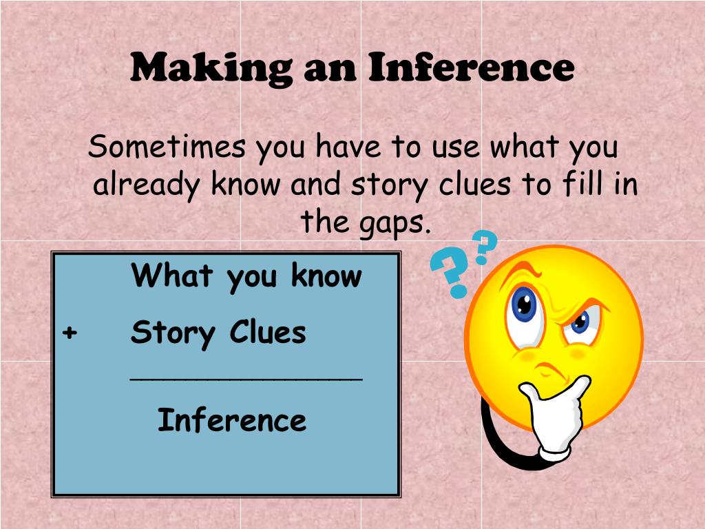 PPT Making an Inference PowerPoint Presentation, free download ID