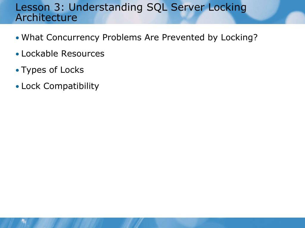 PPT Module 10 Managing Transactions and Locks PowerPoint
