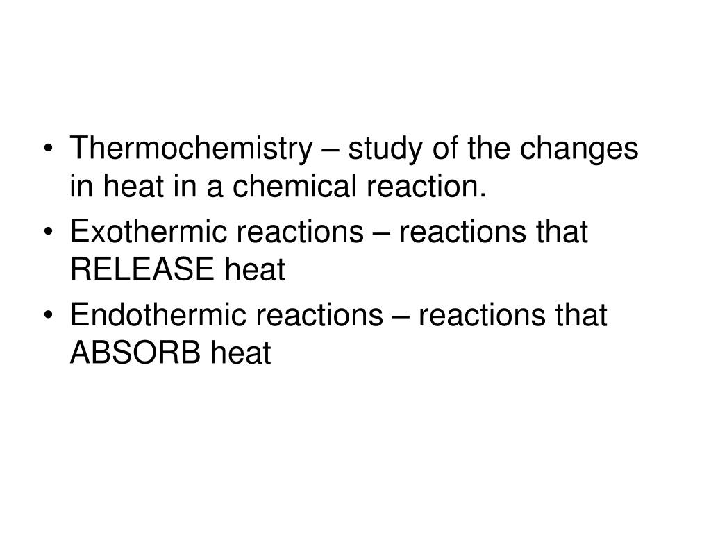 PPT Chapter 12 Heat in Chemical Reactions PowerPoint Presentation