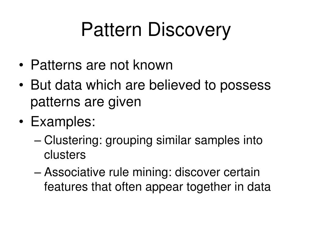 PPT Pattern Finding and Pattern Discovery in Time Series PowerPoint