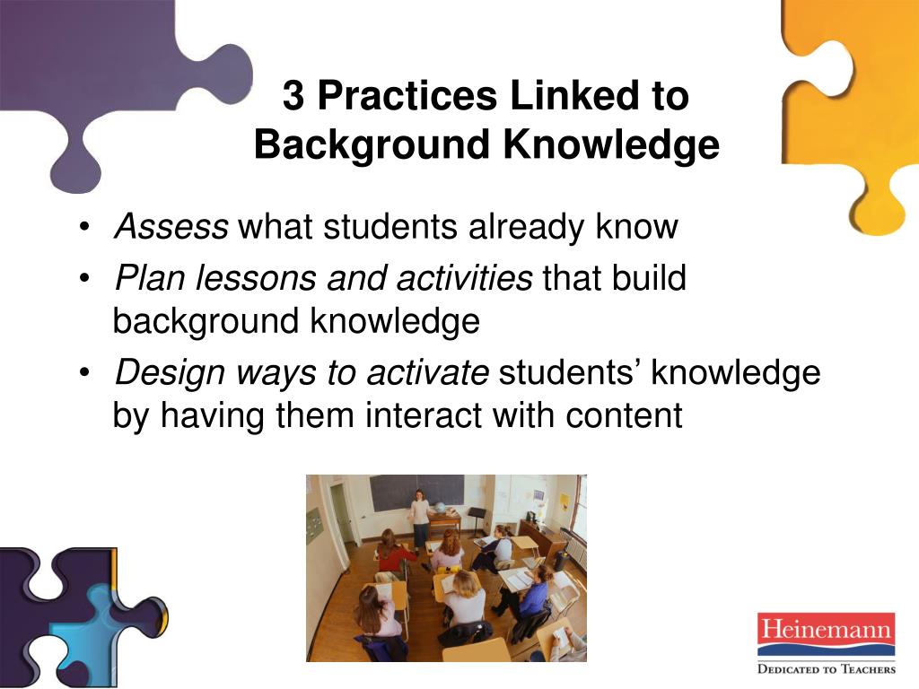 PPT Chapter 2 Placing Background Knowledge in Daily Teaching