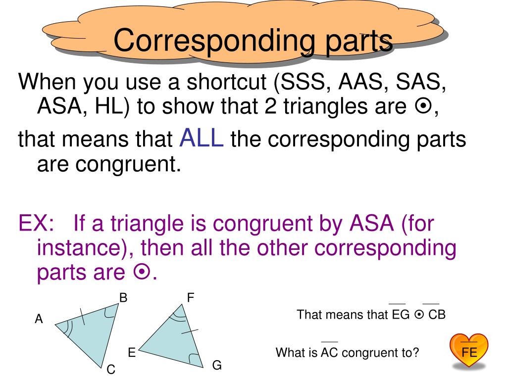 PPT 4.4 Isosceles Triangles, Corollaries, & CPCTC PowerPoint