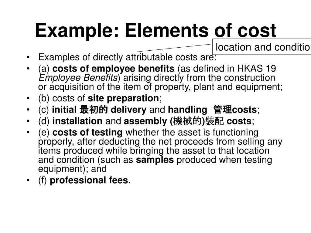 PPT Elements of cost PowerPoint Presentation, free download ID3545396