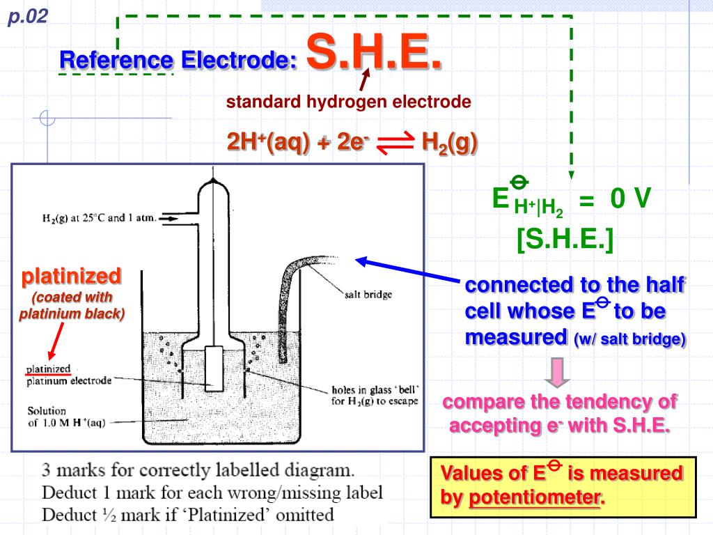 PPT REDOX EQM Standard Hydrogen Electrode and Measurement of