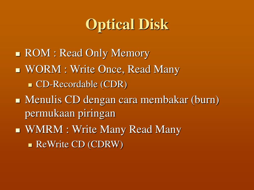 PPT Peralatan Penyimpan (Secondary Storage) PowerPoint Presentation