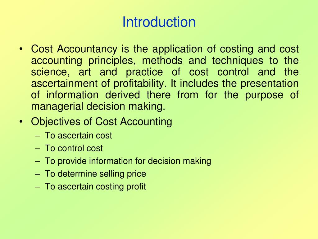 PPT Cost Accounting PowerPoint Presentation, free download ID3550665