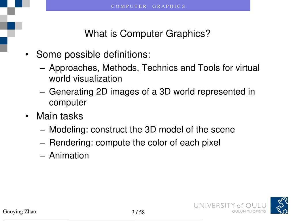 PPT Computer Graphics Introduction I PowerPoint Presentation, free