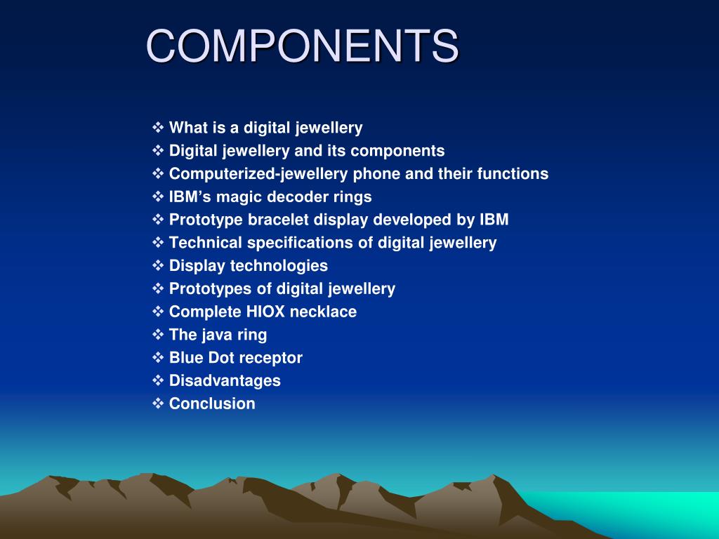 PPT DIGITAL JEWELLERY PowerPoint Presentation, free download ID3553947