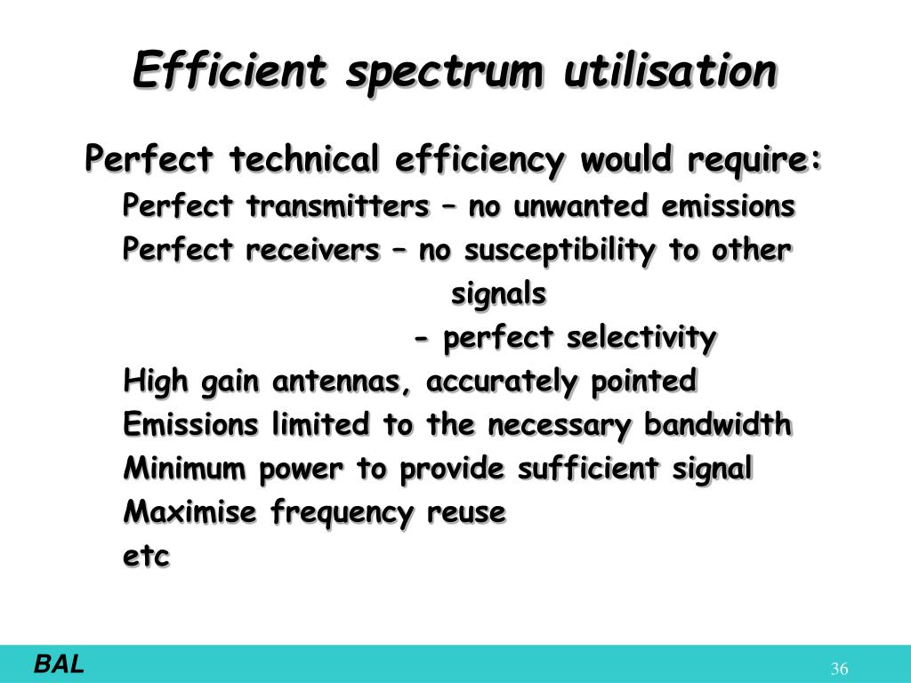 PPT The Radio Spectrum utilisation and management PowerPoint