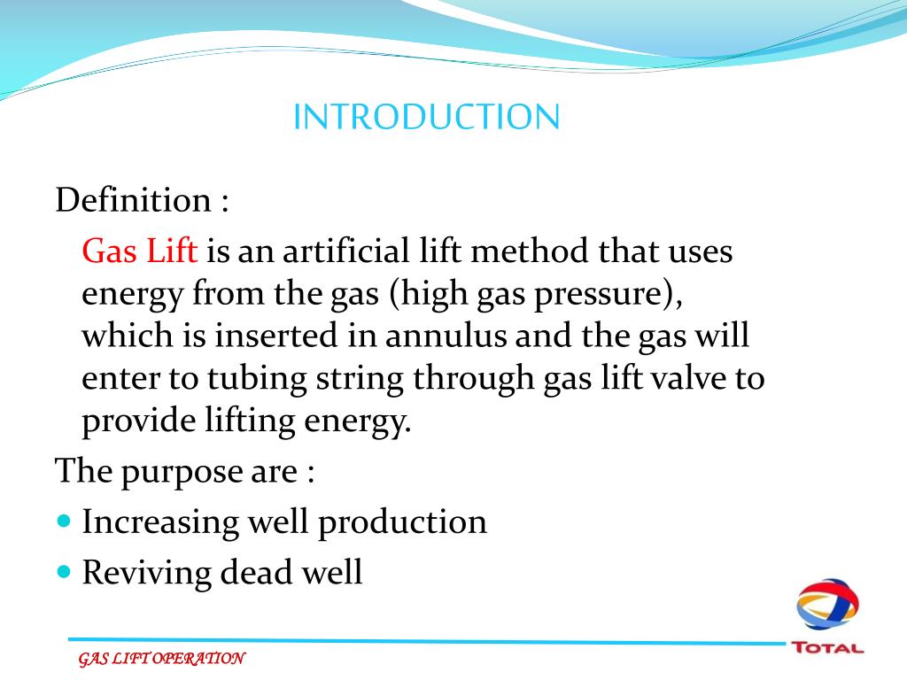 PPT GAS LIFT OPERATION PowerPoint Presentation, free download ID
