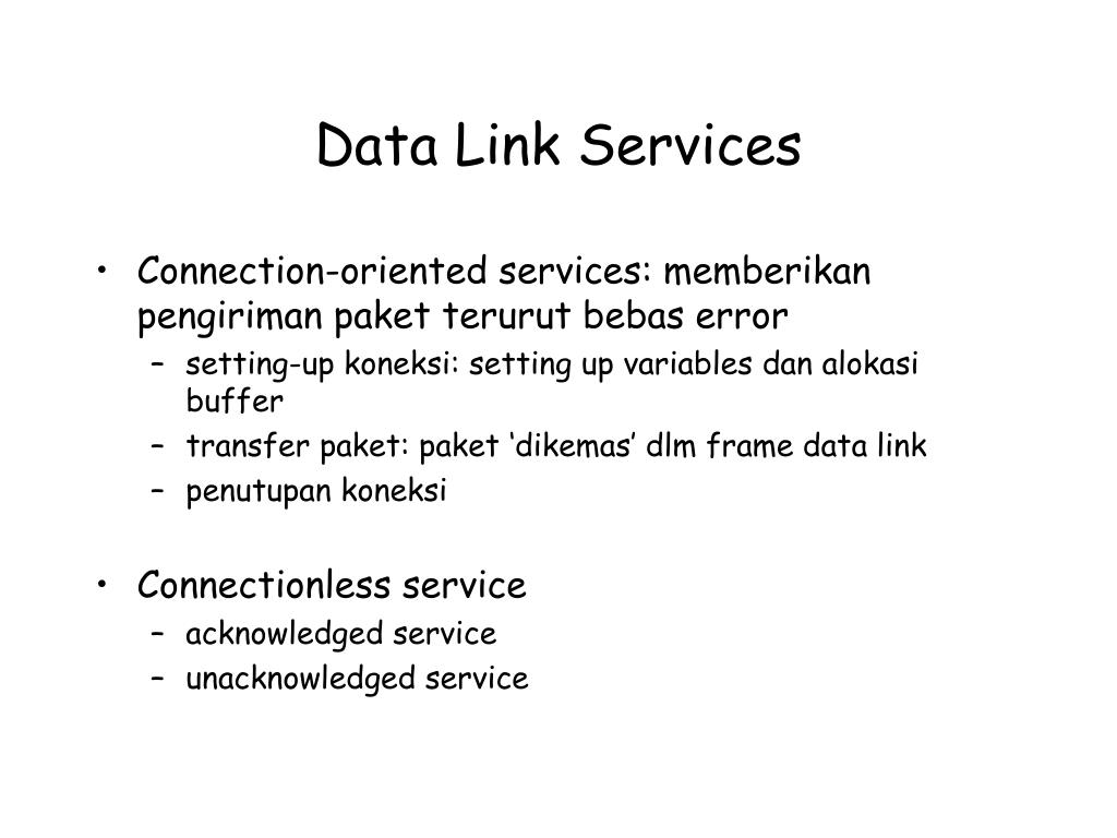 PPT Data Link Layer Protokol High level Data Link Control (HDLC