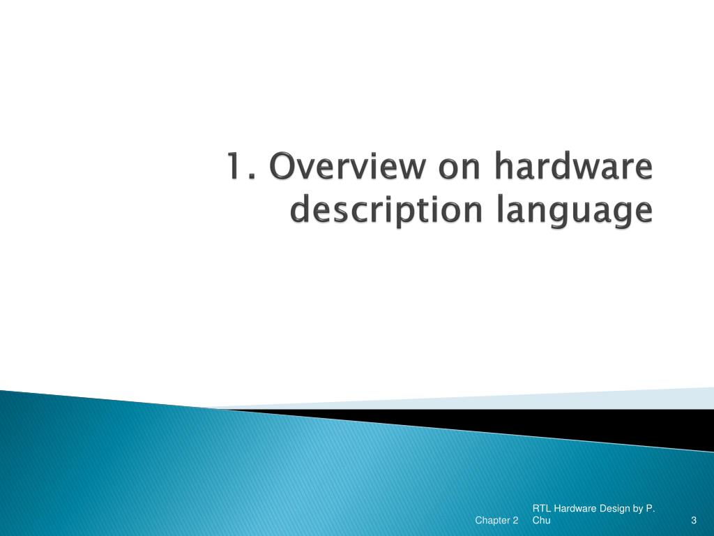 PPT Hardware Description Language PowerPoint Presentation, free