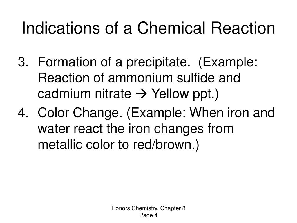 PPT Chapter 8 Chemical Equations and Reactions PowerPoint