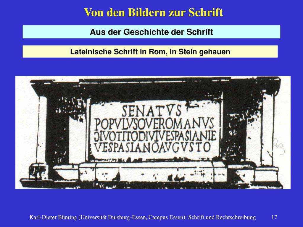 PPT Von den Bildern zur Schrift Themencollage für heute PowerPoint