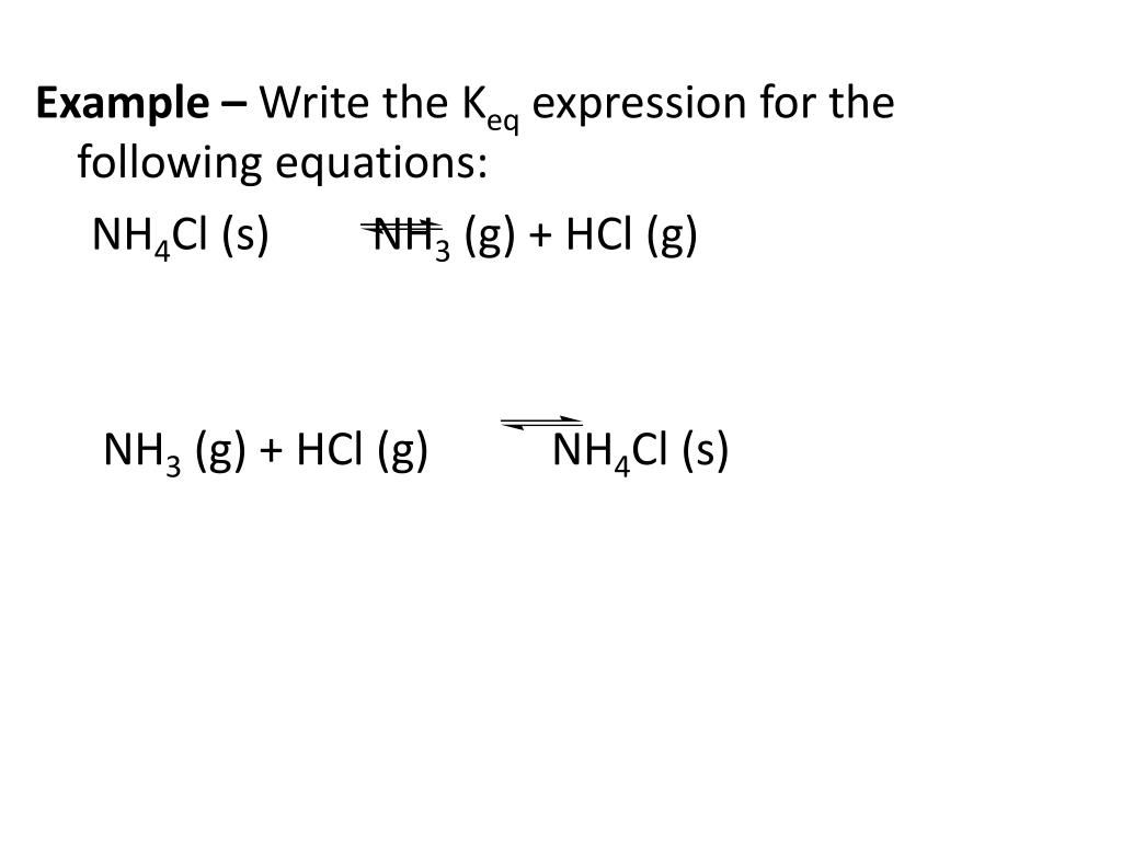 PPT The Equilibrium Constant PowerPoint Presentation, free download