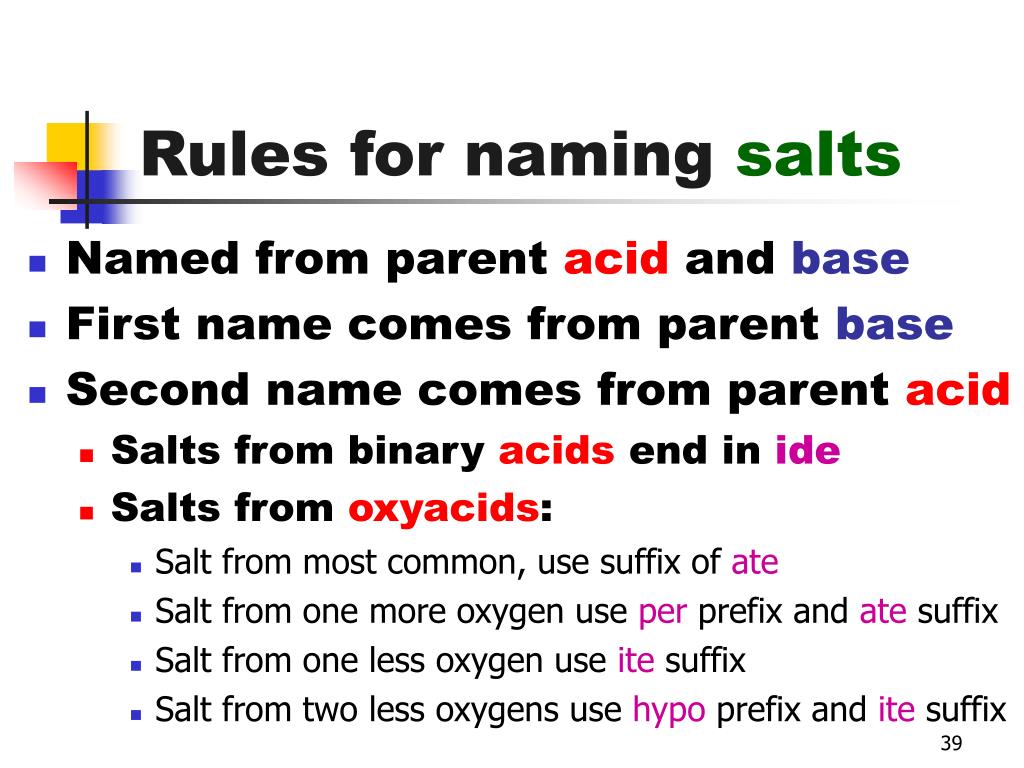 PPT Acids , Bases , and Salts All are electrolytes PowerPoint