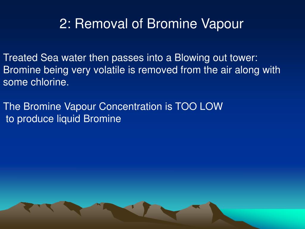 PPT EXTRACTION OF BROMINE FROM SEA WATER PowerPoint Presentation