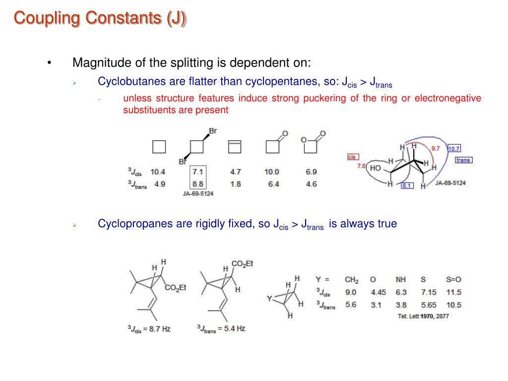 PPT Coupling Constants (J) PowerPoint Presentation, free download
