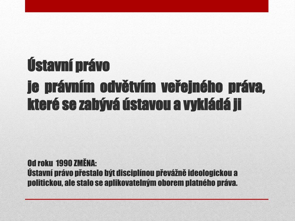 Ppt Ustavni Pravo Cr Powerpoint Presentation Free Download Id 3565718