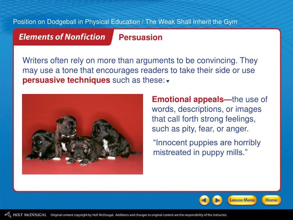 PPT Position on Dodgeball in Physical Education PowerPoint