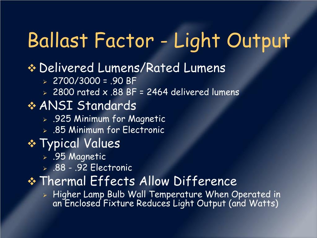 PPT BASICS OF BALLAST TECHNOLOGY PowerPoint Presentation, free