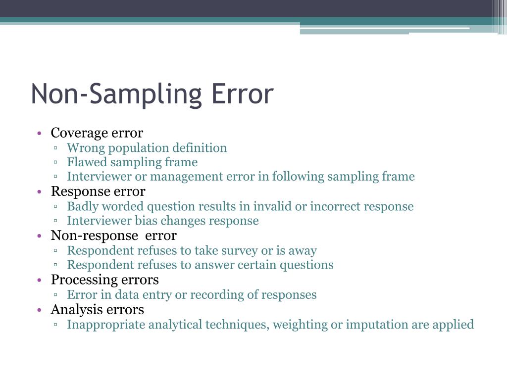 PPT Error and Sample Sizes PowerPoint Presentation, free download