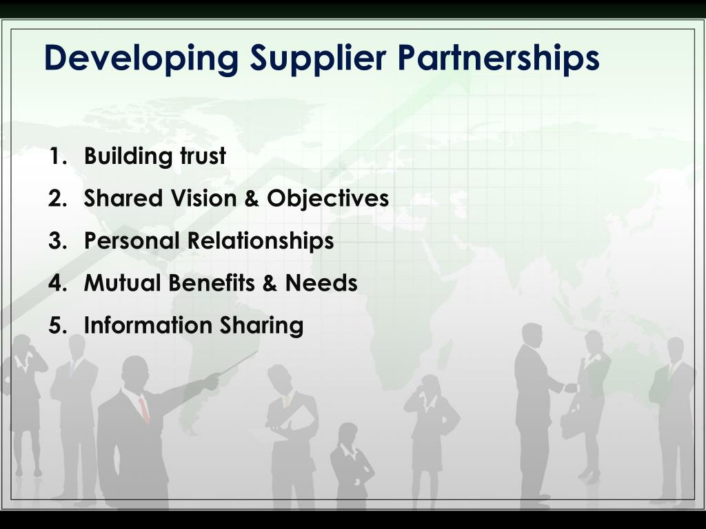 PPT Supplier partnerships PowerPoint Presentation, free download ID