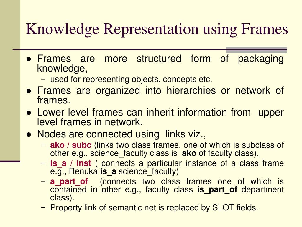 PPT Knowledge Representation Techniques PowerPoint Presentation, free